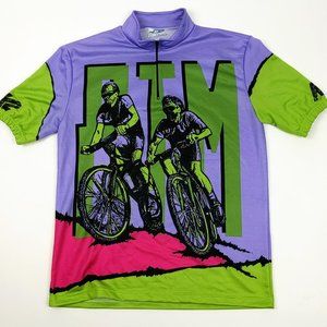 K2 MTB Men's Medium Vintage Purple Cycling Jersey